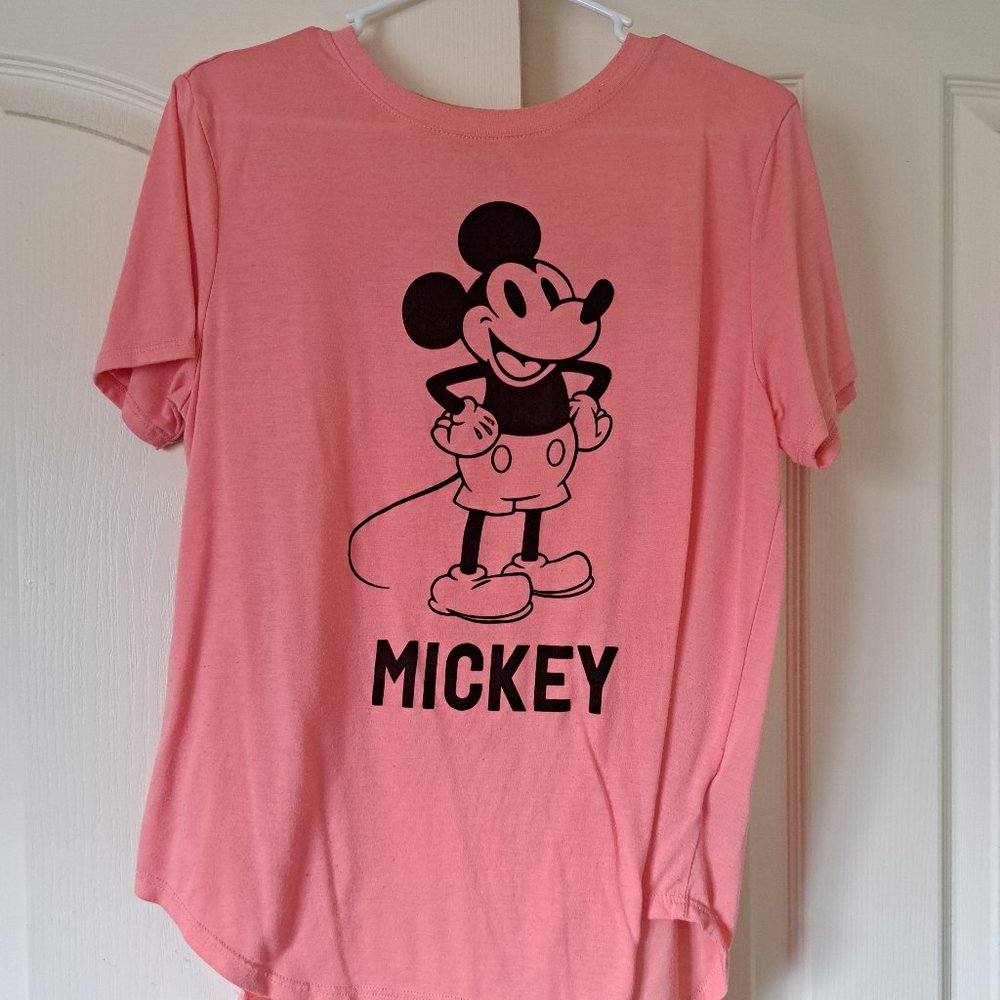 Pink Disney Mickey Shirt